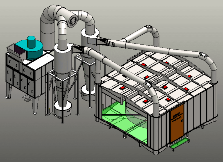 Powder Coating Booth and Reclaim systems 2